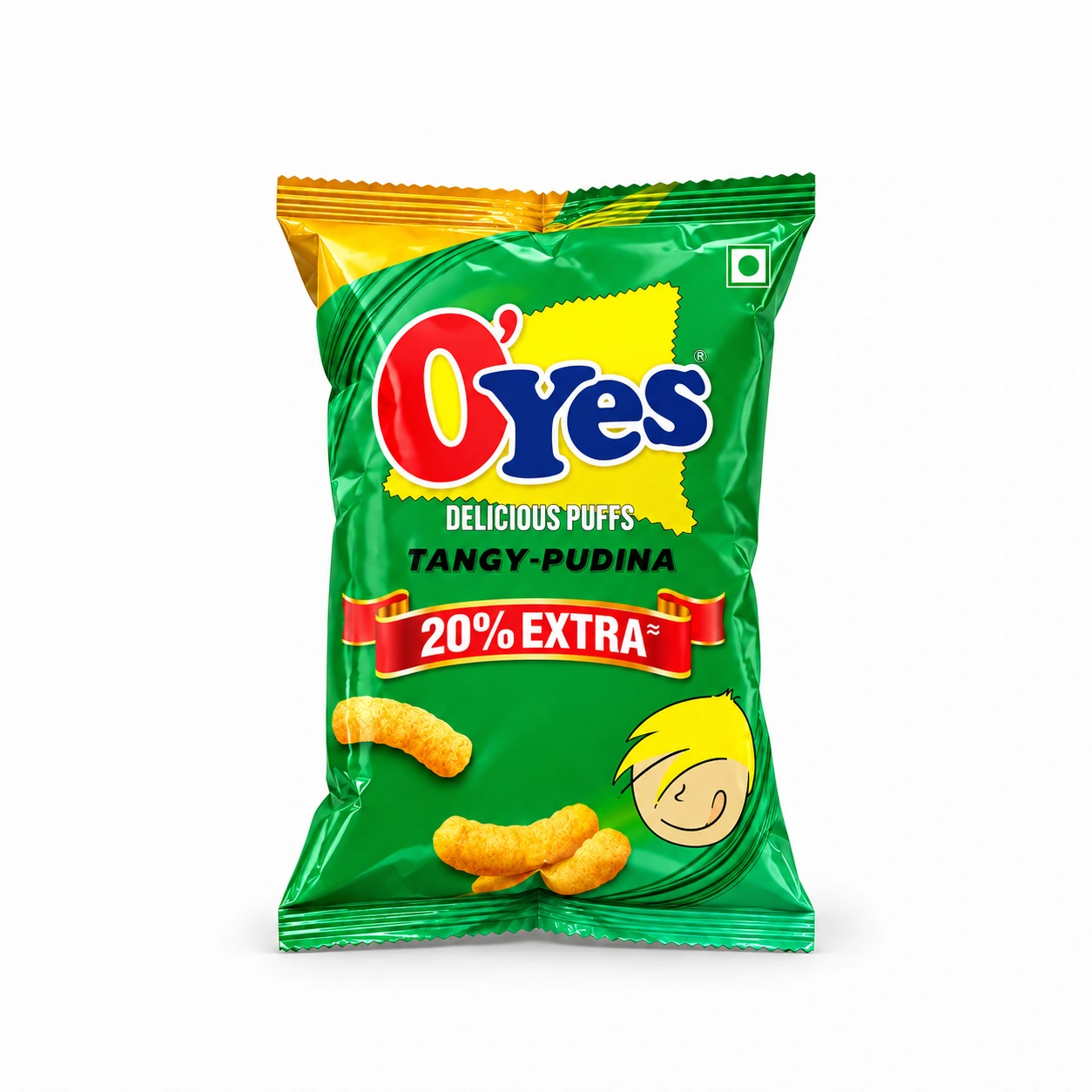 O Yes - Puffs Tangy Pudina | 1 Pack