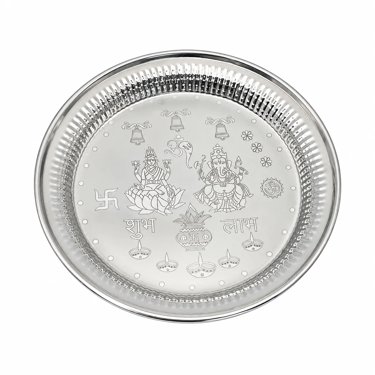 Sorabh - Pooja 5.5 Inch Plate No 10 Thali | 1 Each