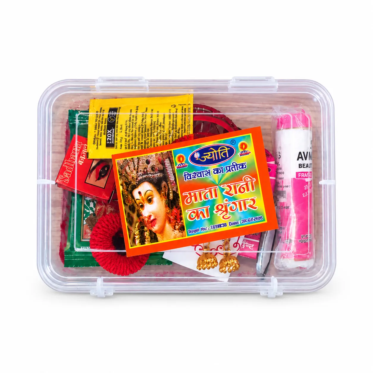 Jyoti - Mata Rani Shringar Kit Large Plastic Box | 1 Pack