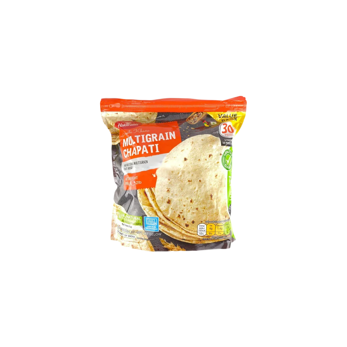 Haldiram's - Multigrain Chapati 900g | 30 Pcs