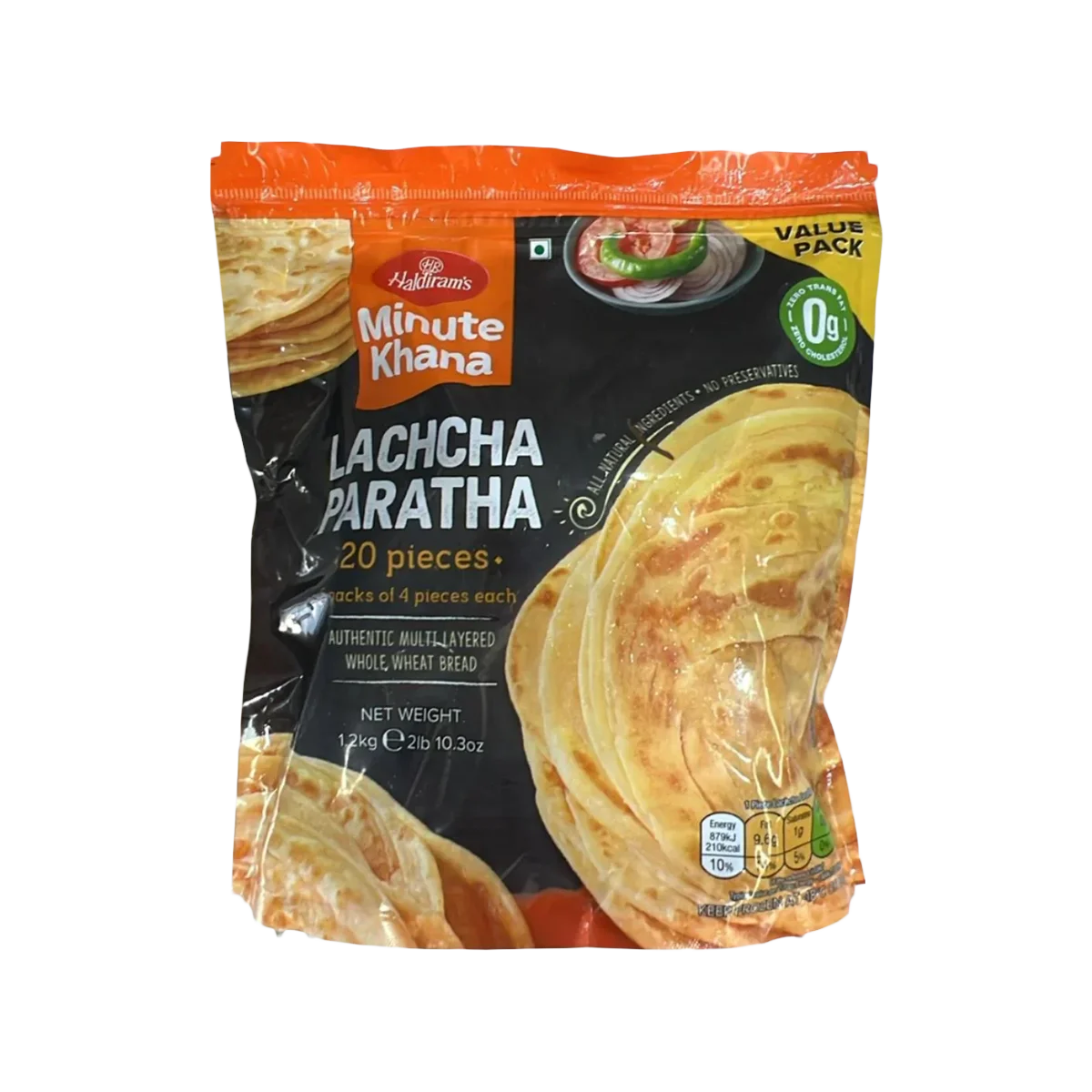 Haldiram's - Lachcha Paratha 1.2kg | 20 Pcs