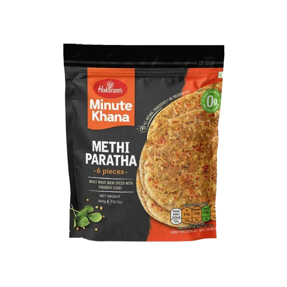 Haldiram's - Methi Paratha 6Pcs | 300g