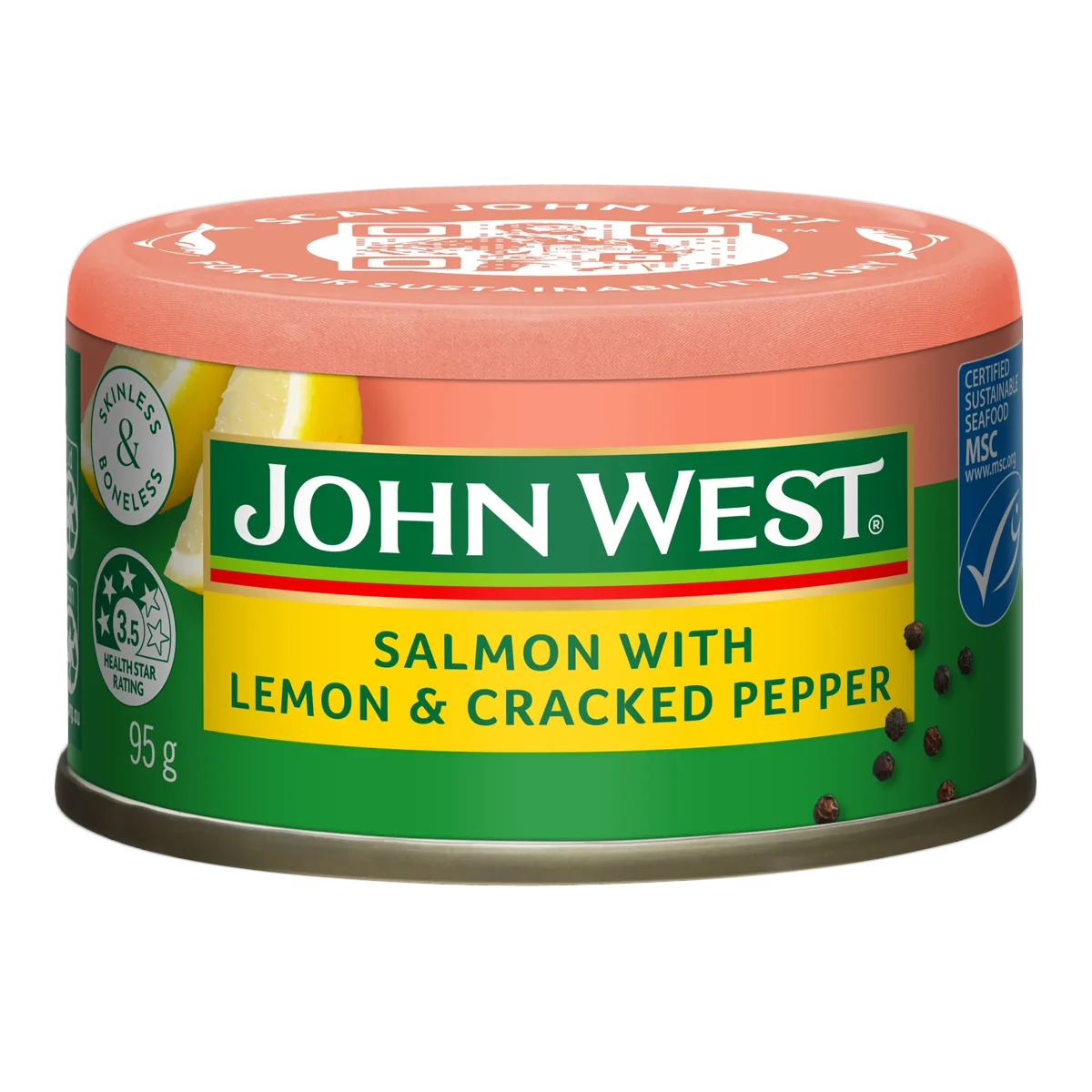 John West - Salmon Tempters Lemon Cracked Pepper | 95g