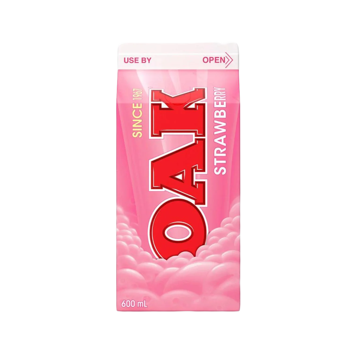 Oak - Strawberry Milk UHT Flavoured 200mlx6 | 6 Pack