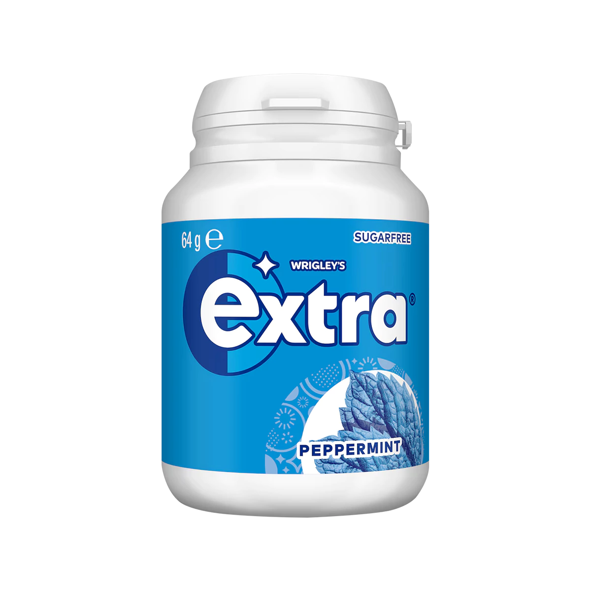 Wrigley’s - Extra Peppermint Chewing Gum Bottle Sugarfree | 64g