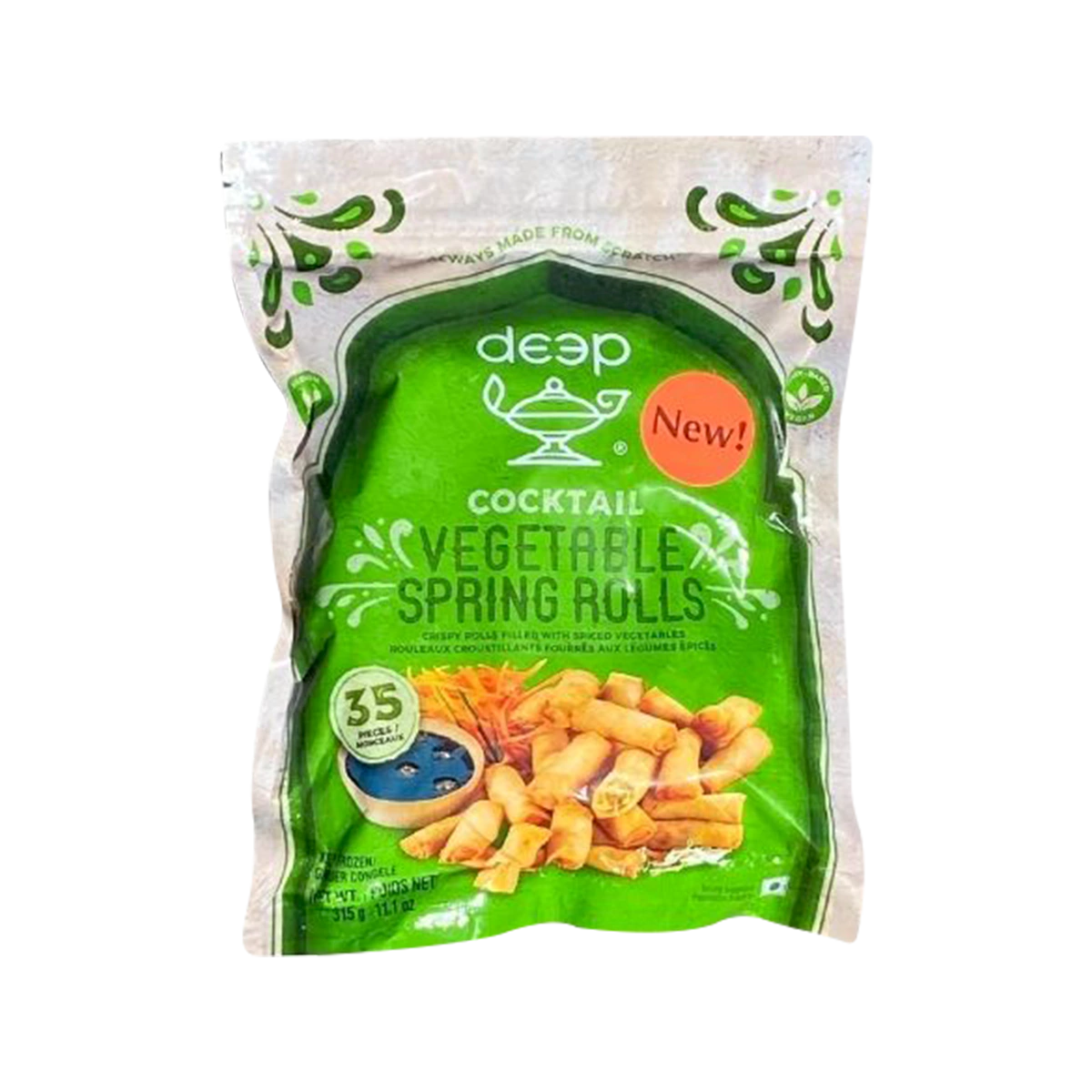 Deep - Cocktail Vegetable Spring Rolls | 35 Pcs