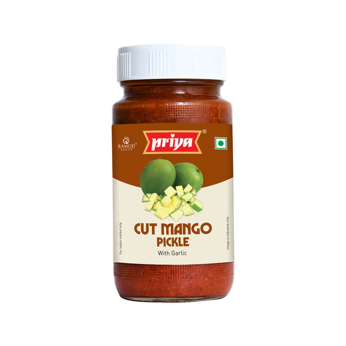 Priya - Cut Mango Pickle with Garlic | 300g
