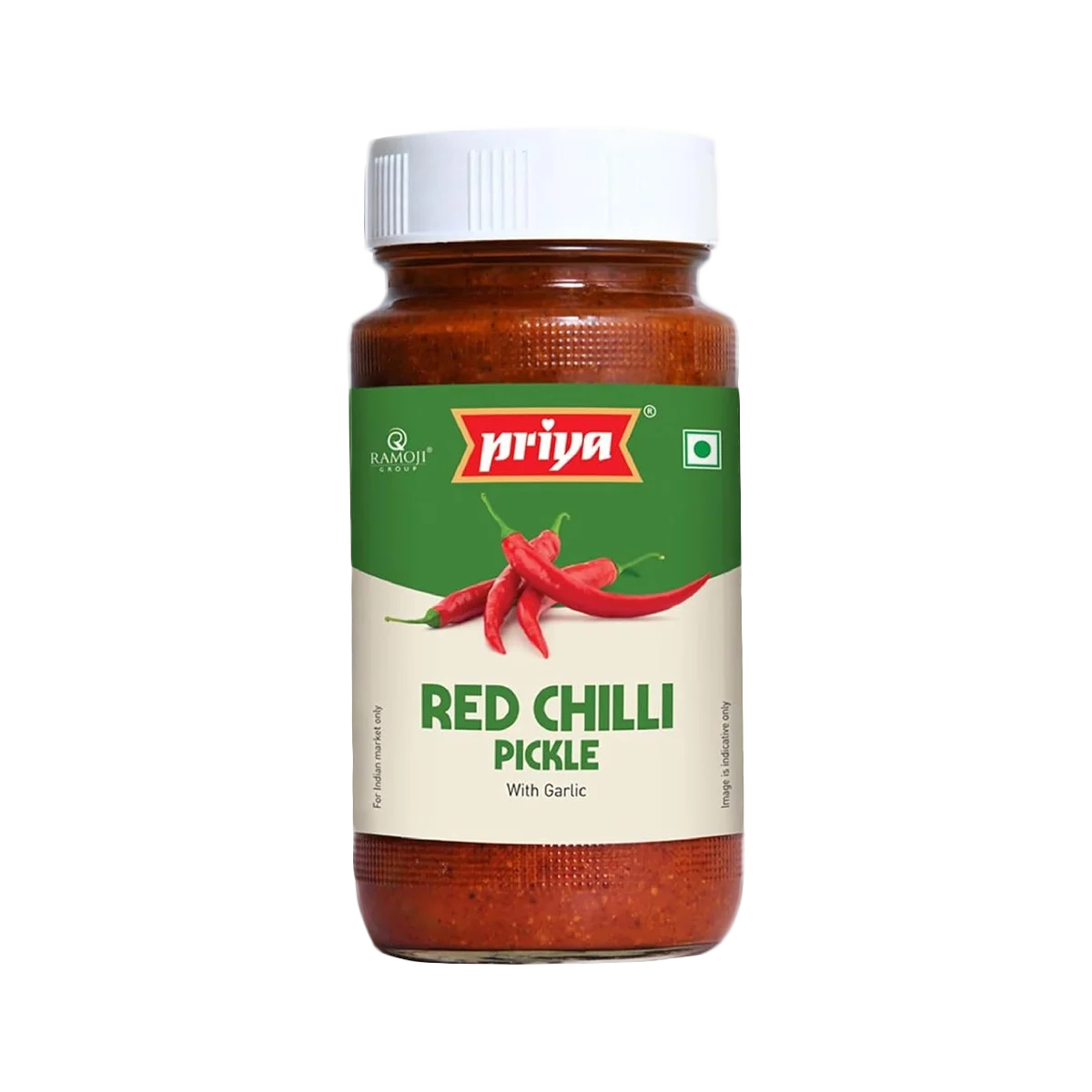 Priya - Red Chilli Pickle with Garlic | 300g