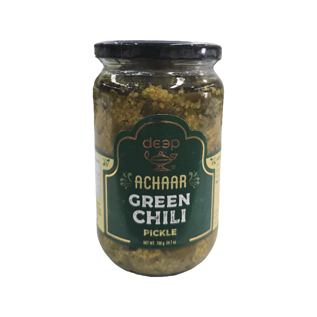 Deep - Green Chilli Pickle | 700g
