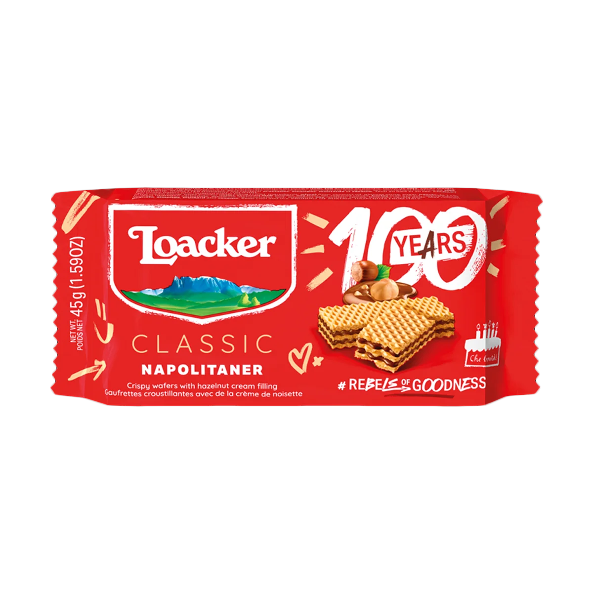Loacker - Classic Napolitaner Crispy Wafers | 45g