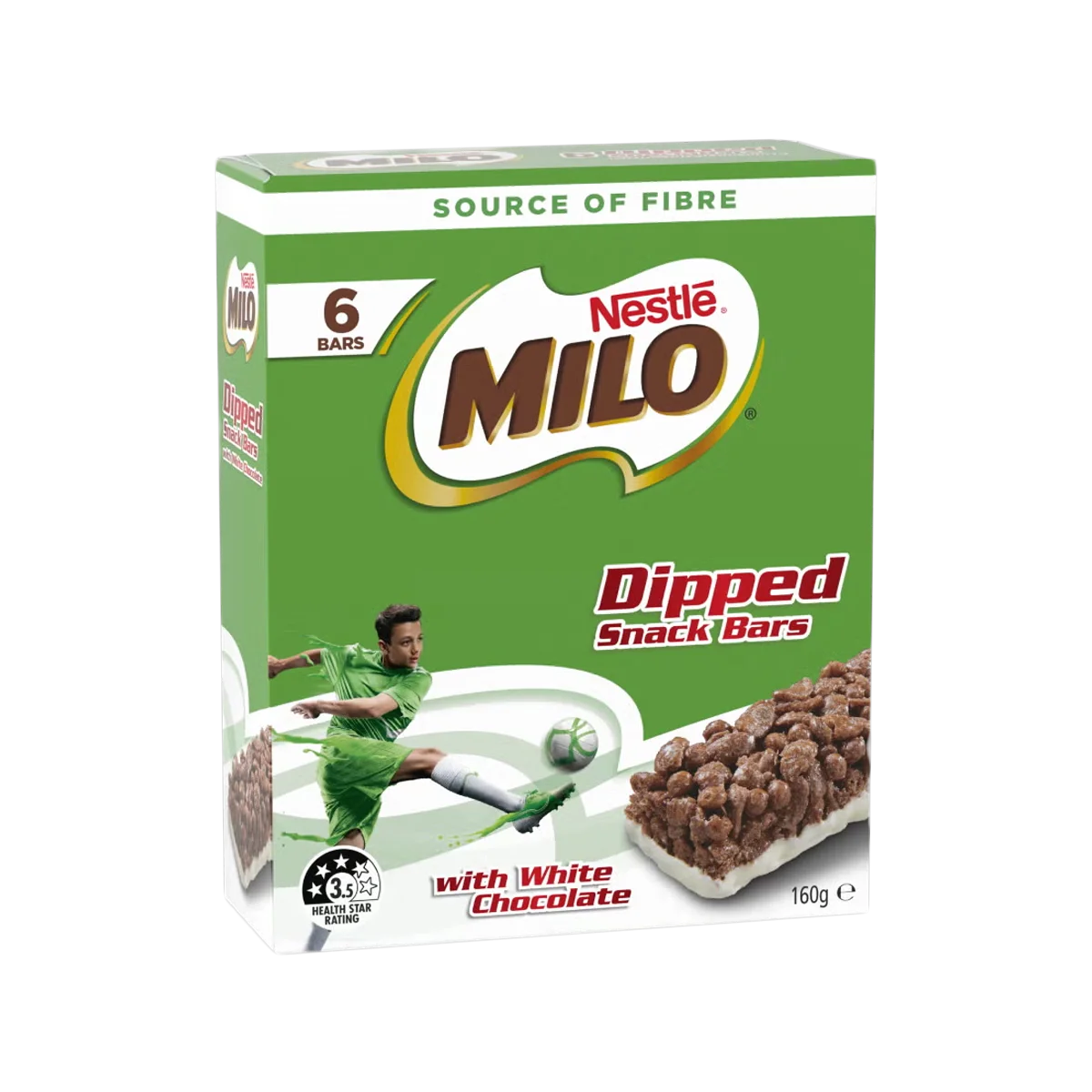 Nestle - Milo Dipped Snack Bars with White Chocolate | 6 Pack