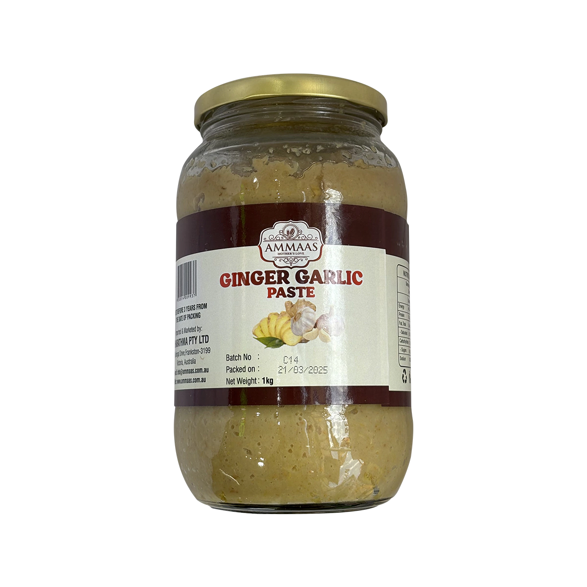 Ammaas - Ginger Garlic Paste | 1kg