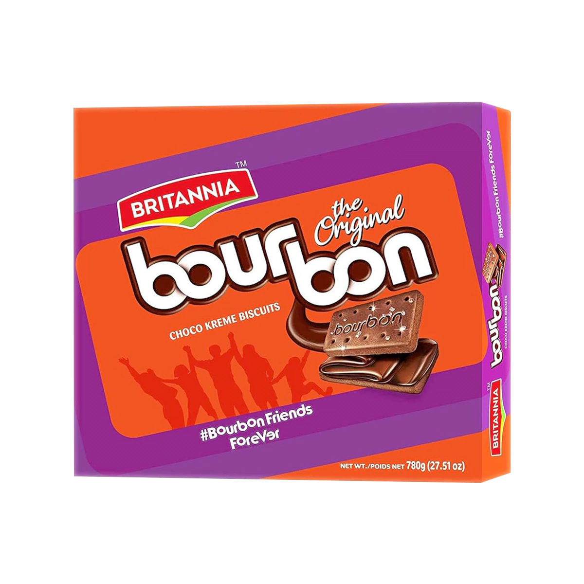 Britannia - Bourbon Chocolate Creme Biscuits Value Pack | 780g