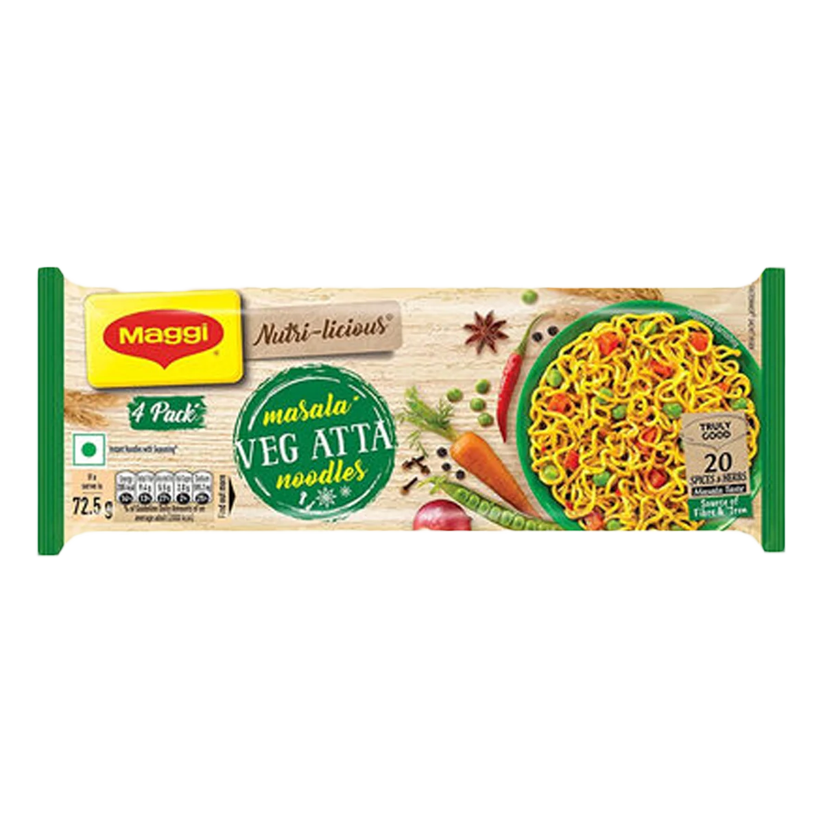 Maggi - Masala Veg Atta Noodles | 290g
