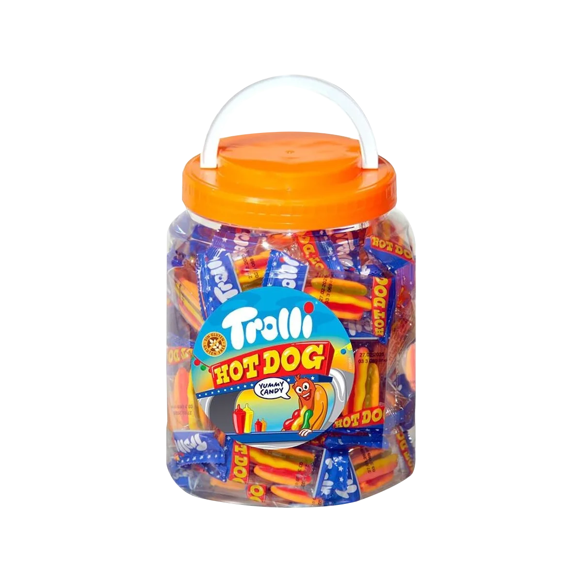 Trolli - Hot Dog Gummi Candy Flavored Jelly Shapes Jar | 540g