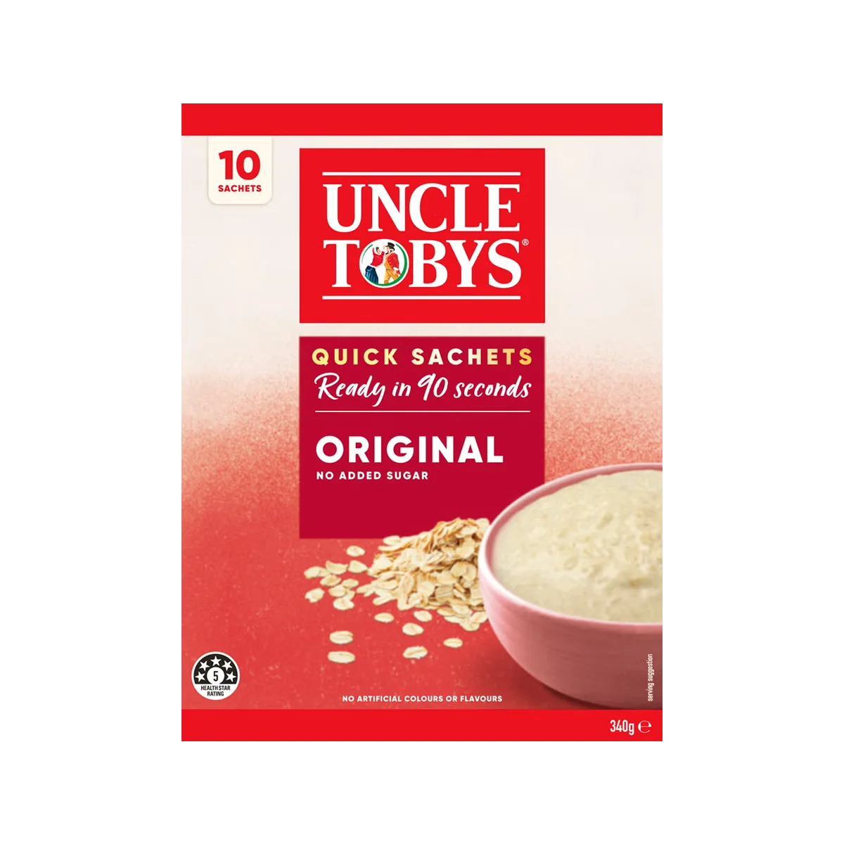 Uncle Tobys - Sachets Oats Quick 10 Pack | 350g