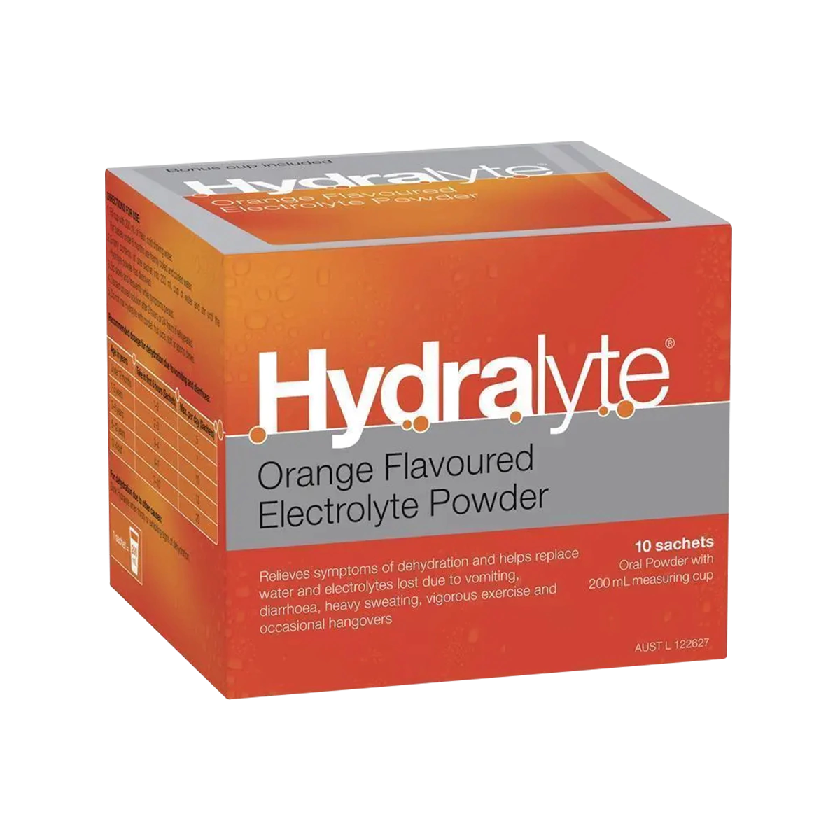 Hydralyte - Electrolyte Powder Orange | 10 Pack