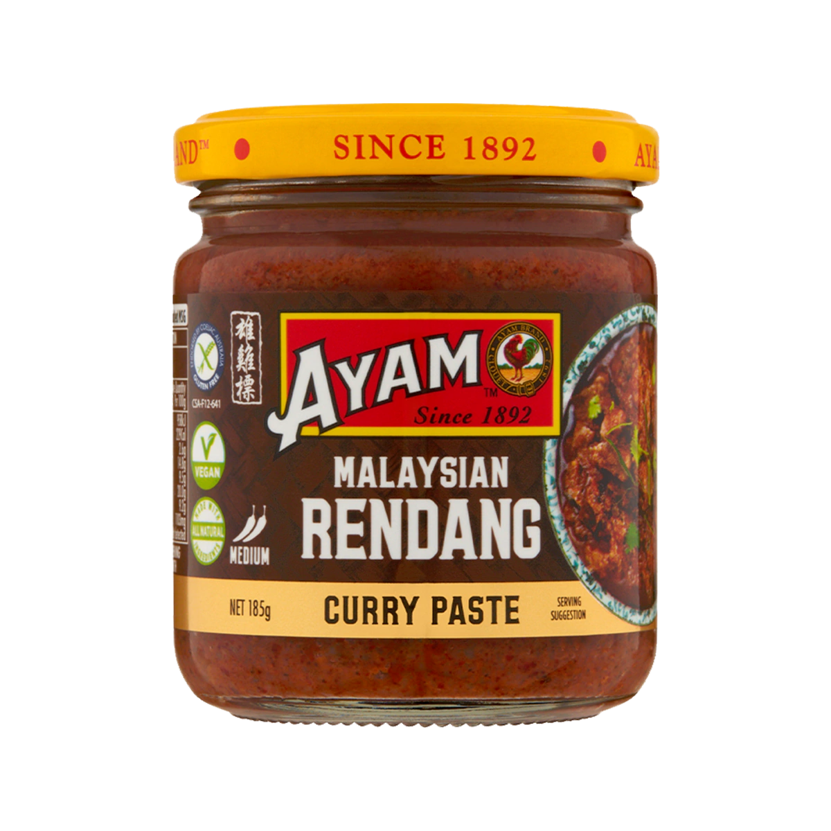 Ayam - Malaysian Rendang Curry Paste | 185g