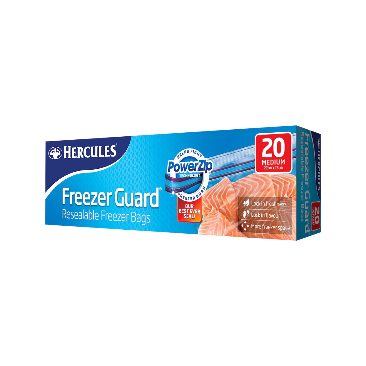 Hercules - Twinzip Freezer Guard Resealable Freezer Bags Small | 24 Pack
