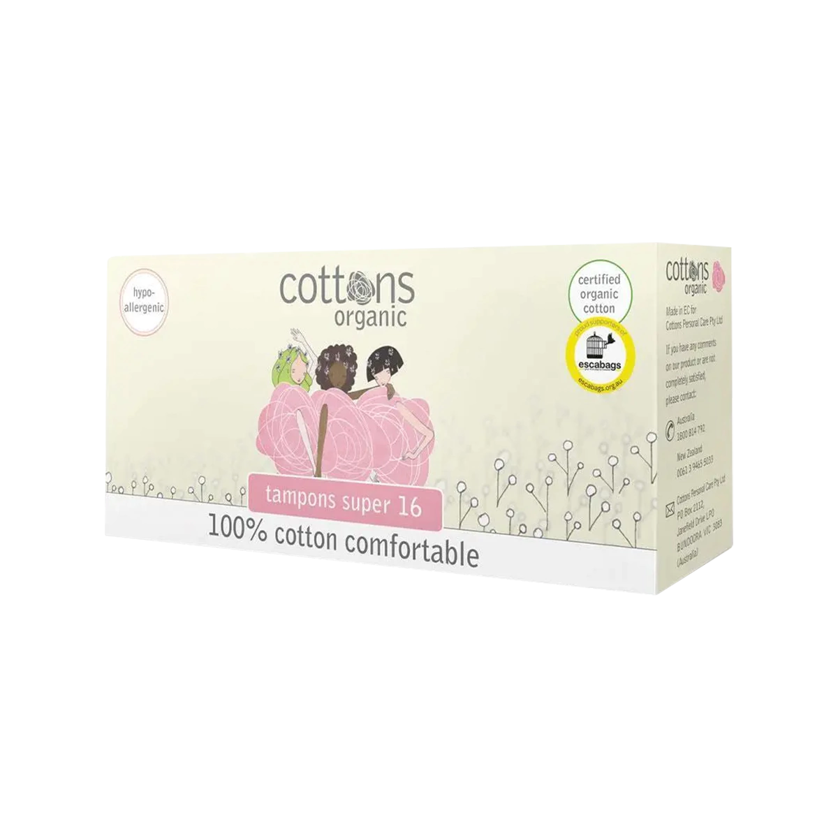 Cottons Organic - Tampons | 16 Pack
