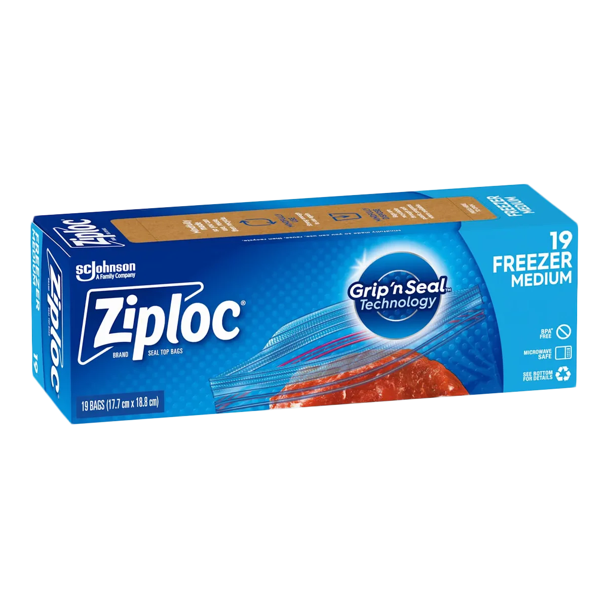 Ziploc - Freezer Bags Medium | 19 Pack