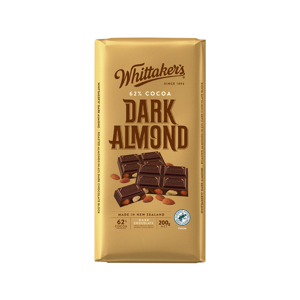 Whittaker's - Dark Chocolate Almond | 200g