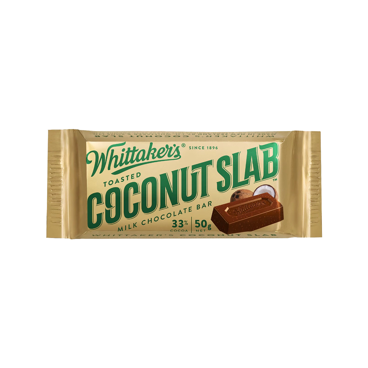 Whittaker's - Slab Milk Chocolate Coconut | 50g
