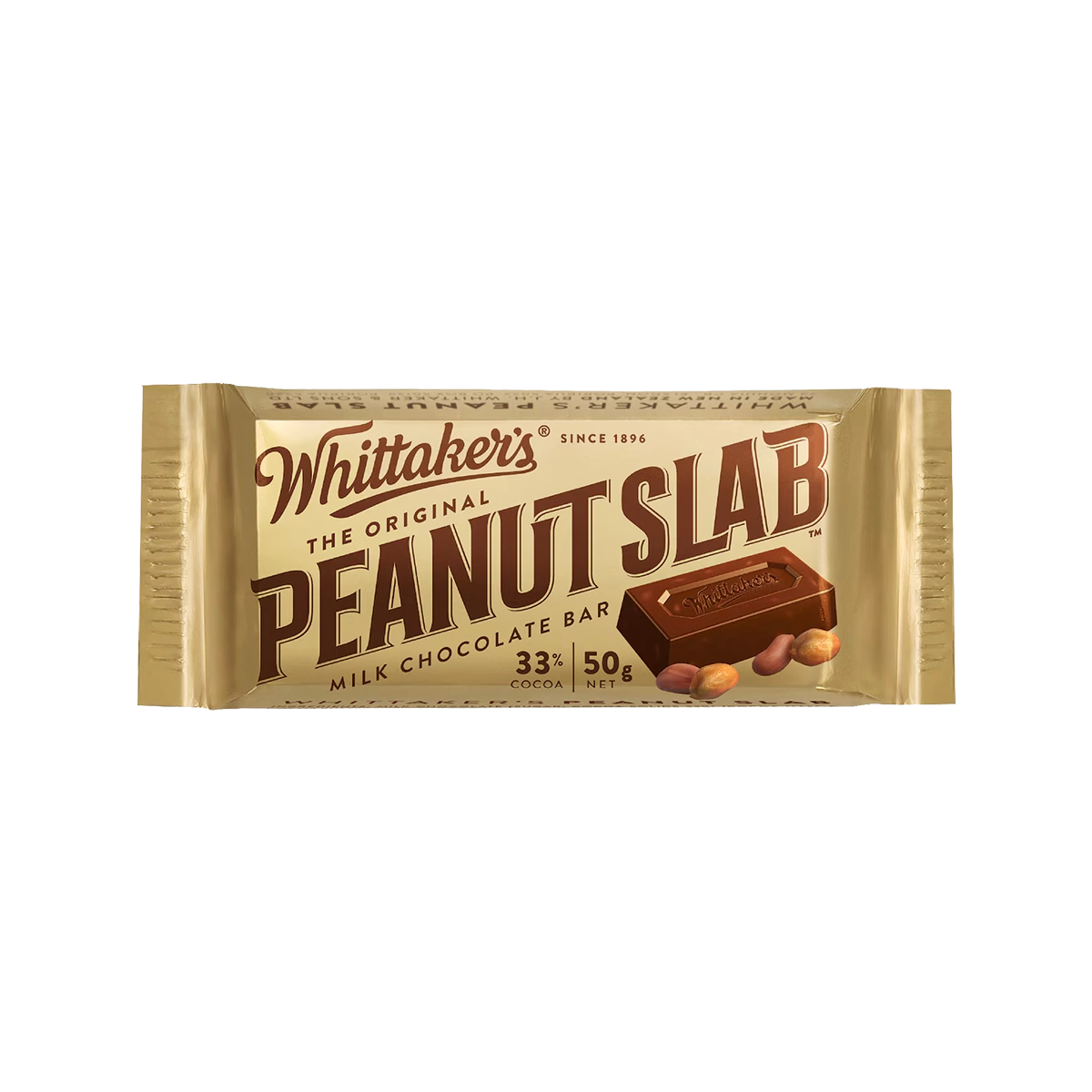 Whittaker's - Slab Milk Chocolate Peanut | 50g