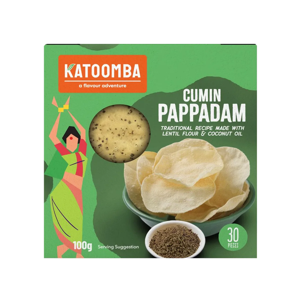 Katoomba - Cumin Pappadam | 100g