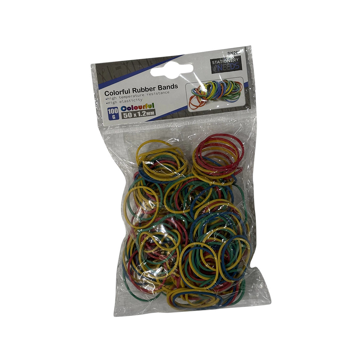 Uber - Rubber Bands Coloured | 100 Pack
