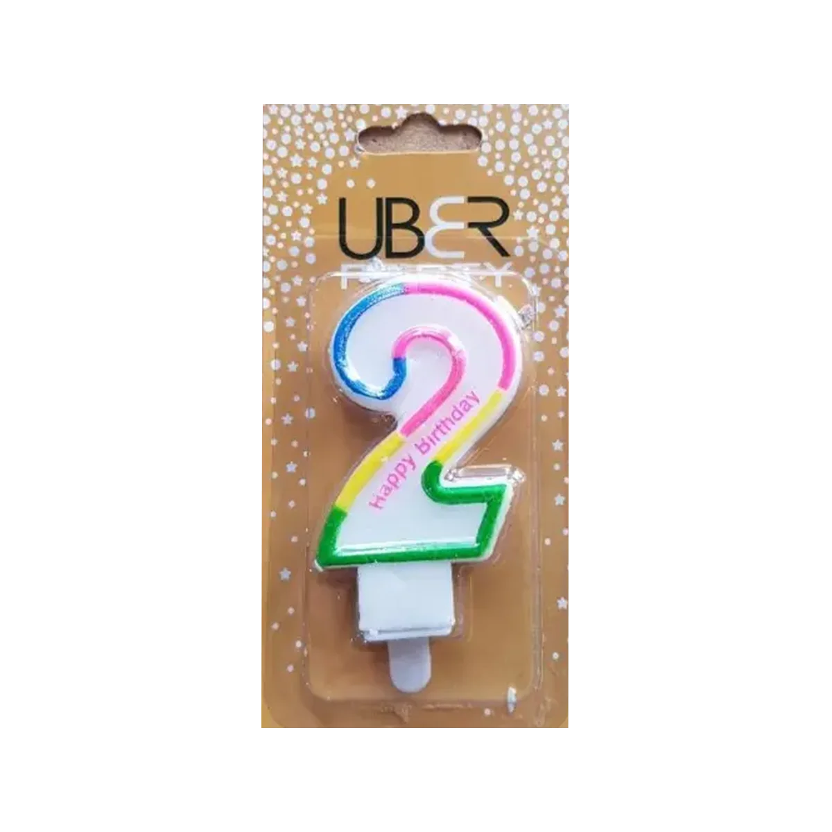 Uber - Number Candle 2 | 1 Pack