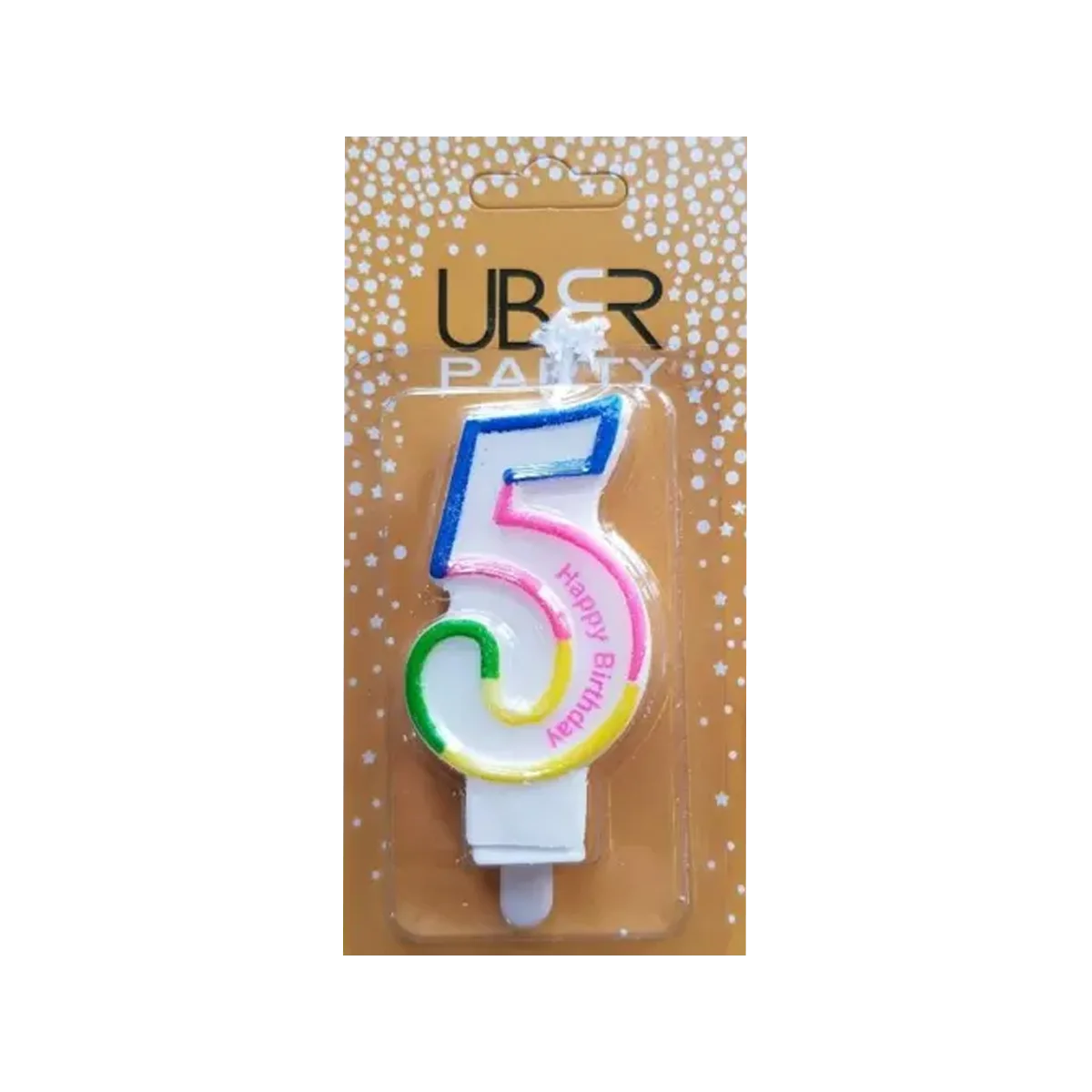 Uber - Number Candle 5 | 1 Pack