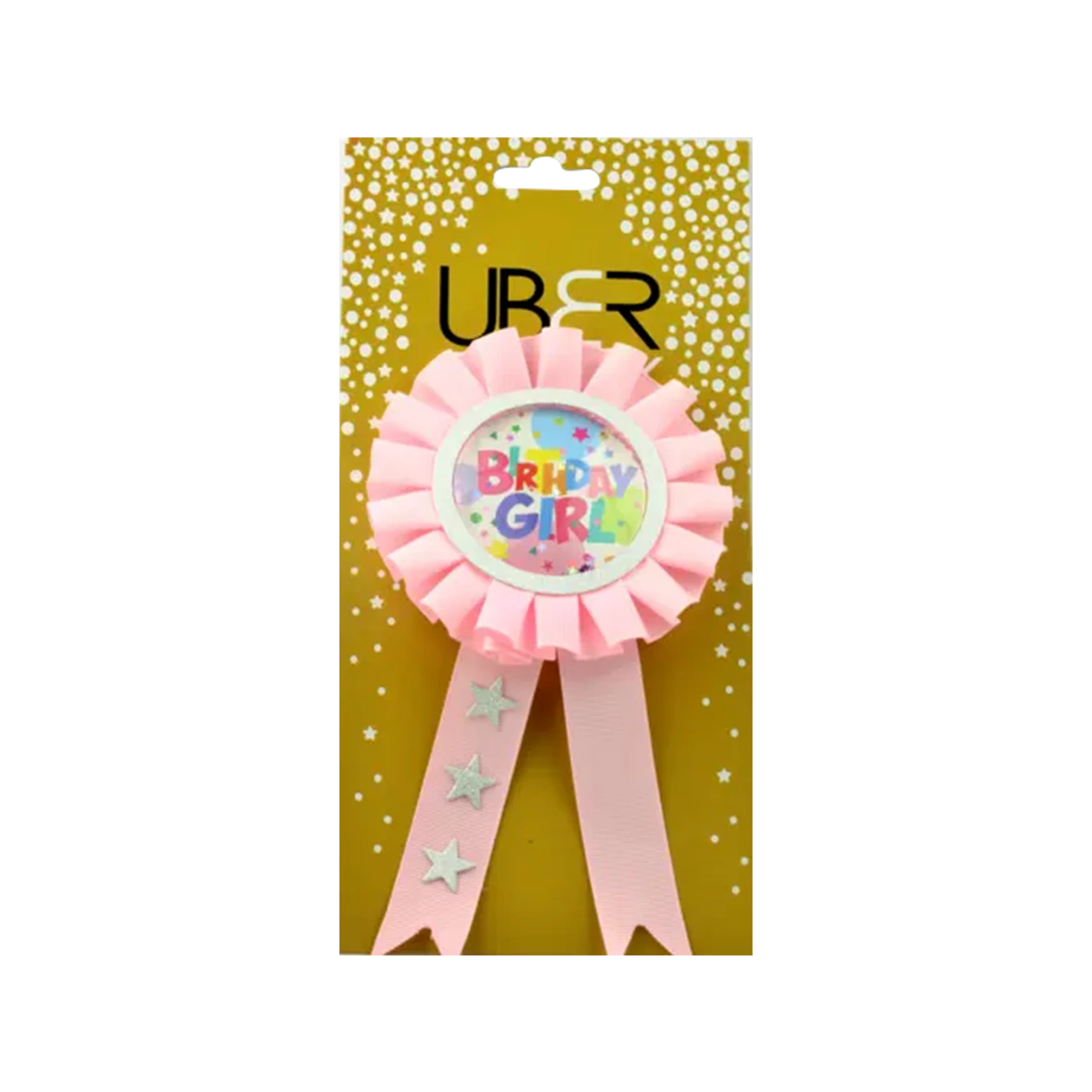 Uber - Girl Birthday Badge | 1 Pack