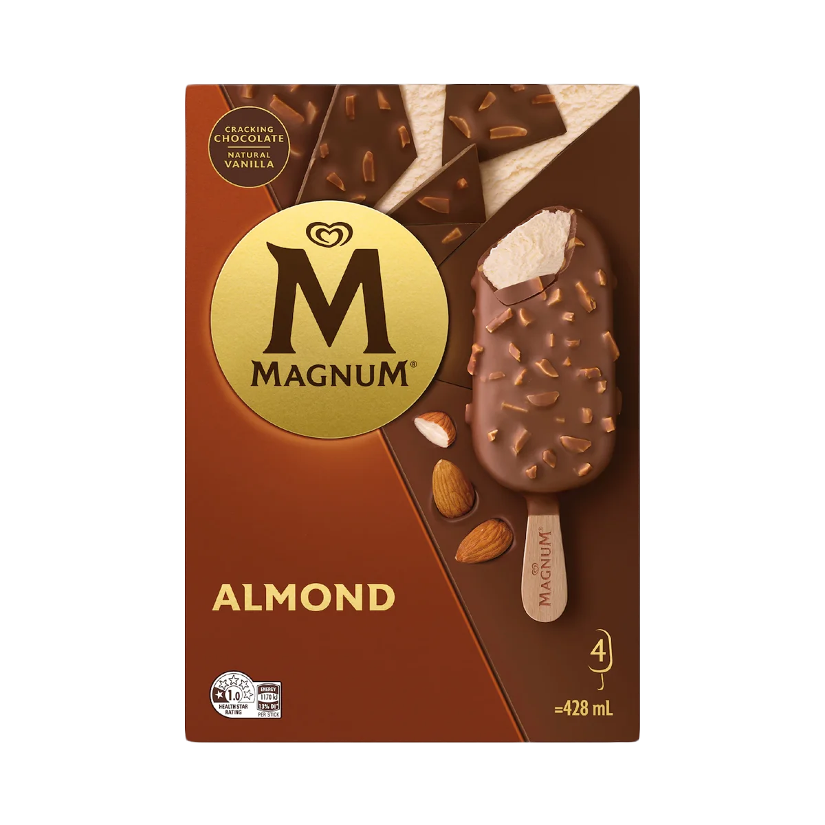 Magnum - Almond Ice Cream | 4 Pack