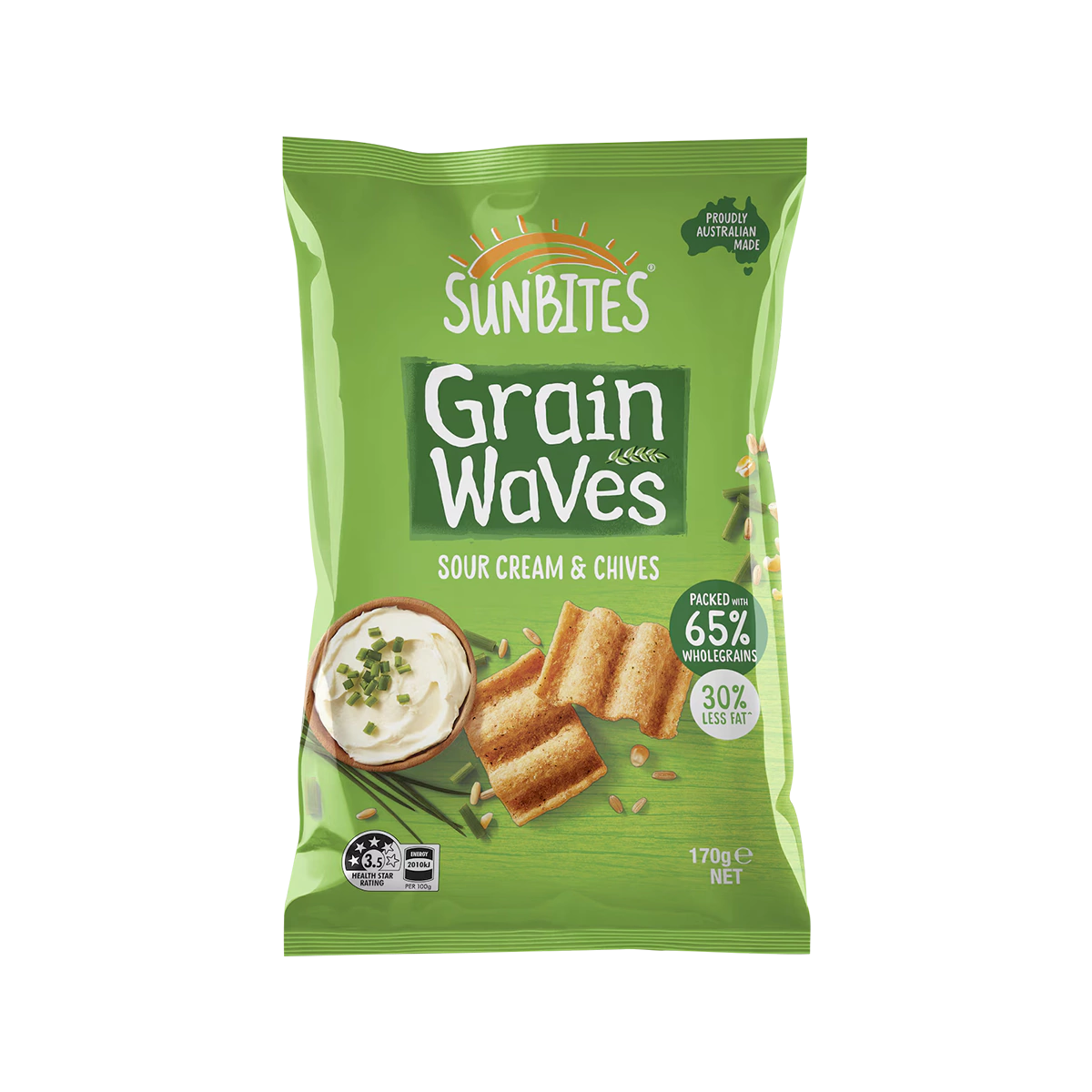 Sunbites - Grain Waves Sour Cream and Chives | 170g