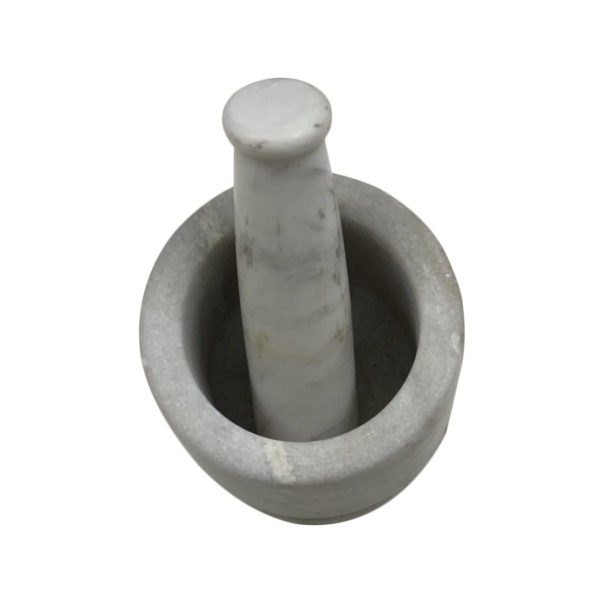 Maira's Kitchen - White Marble Mortar Okhali Round | 1 Pack