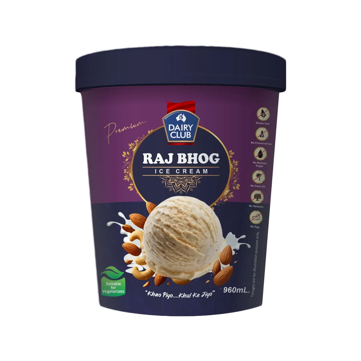 Dairy Club - Rajbhog Tub | 960ml