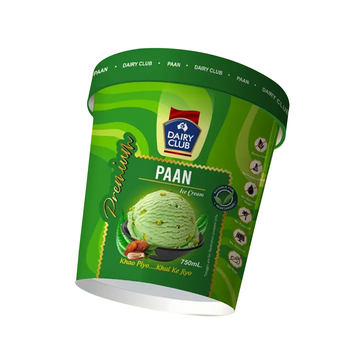 Dairy Club - Paan Ice Cream Tub | 750ml