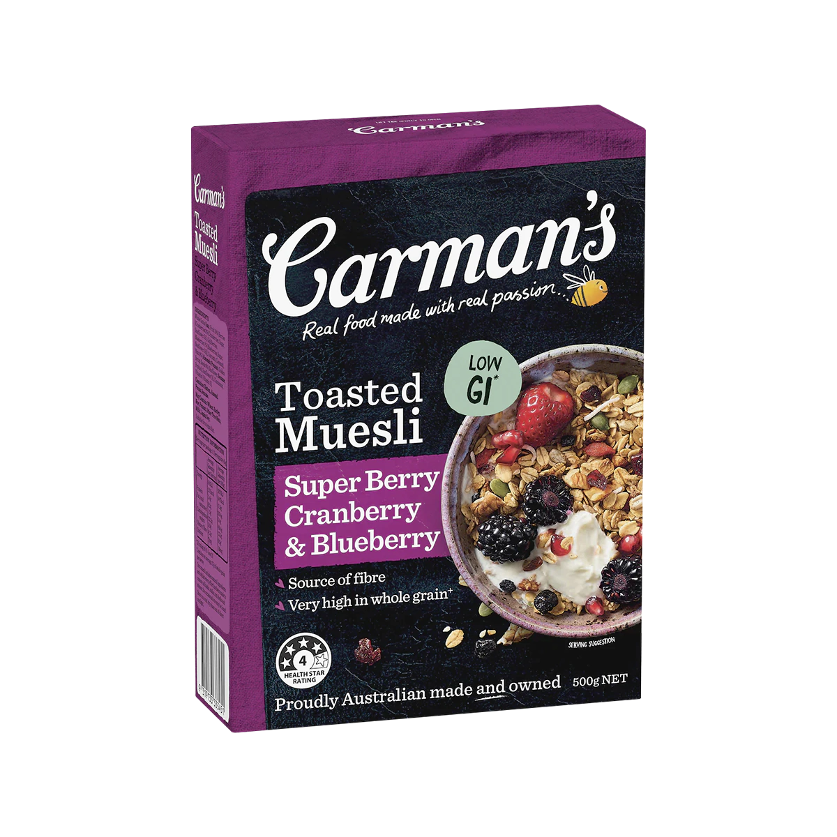 Carman's - Super Berry Cranberry, Blueberry & Goji Muesli | 500g