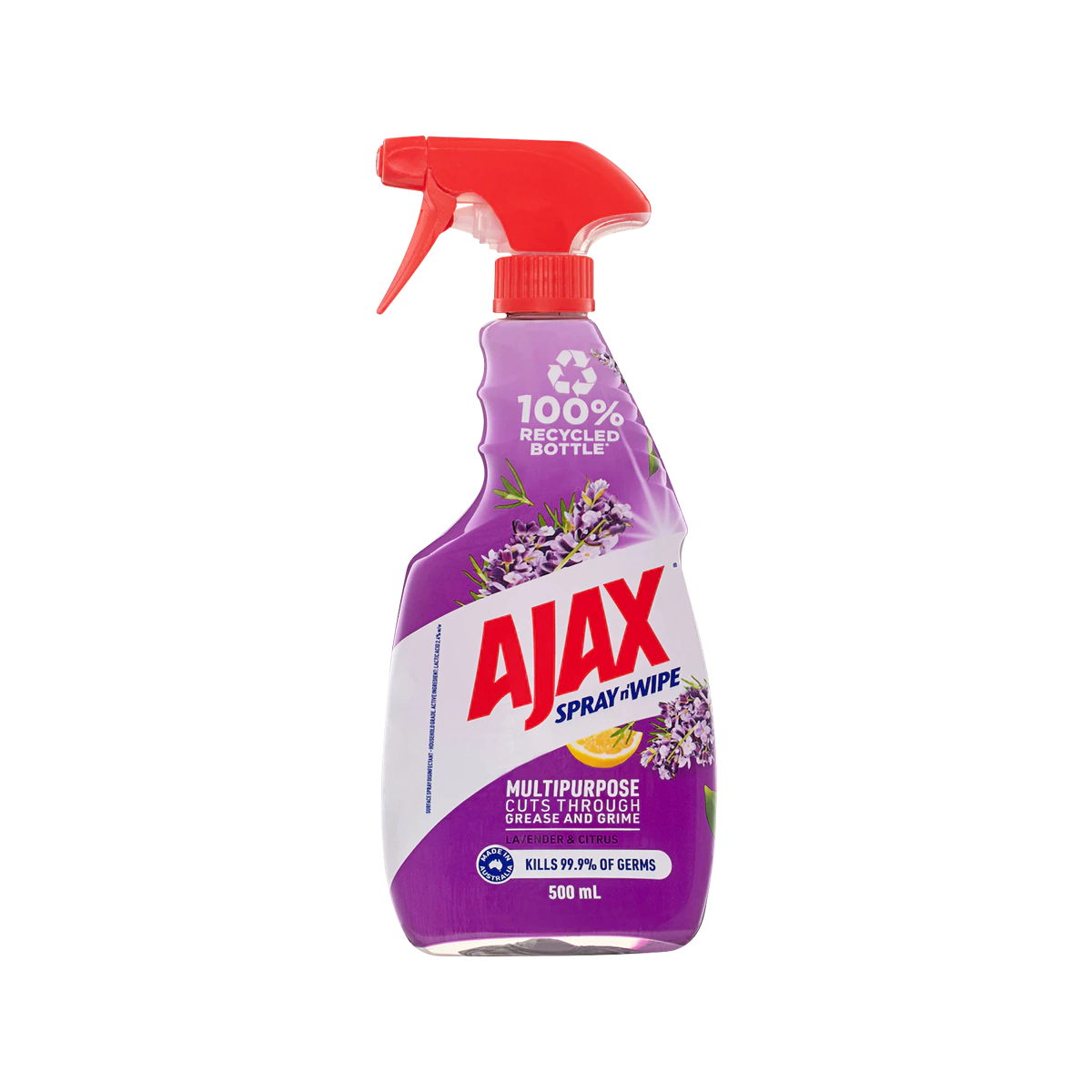 Ajax -  Spray & Wipe Multipurpose Cleaner Lavender & Citrus | 500ml