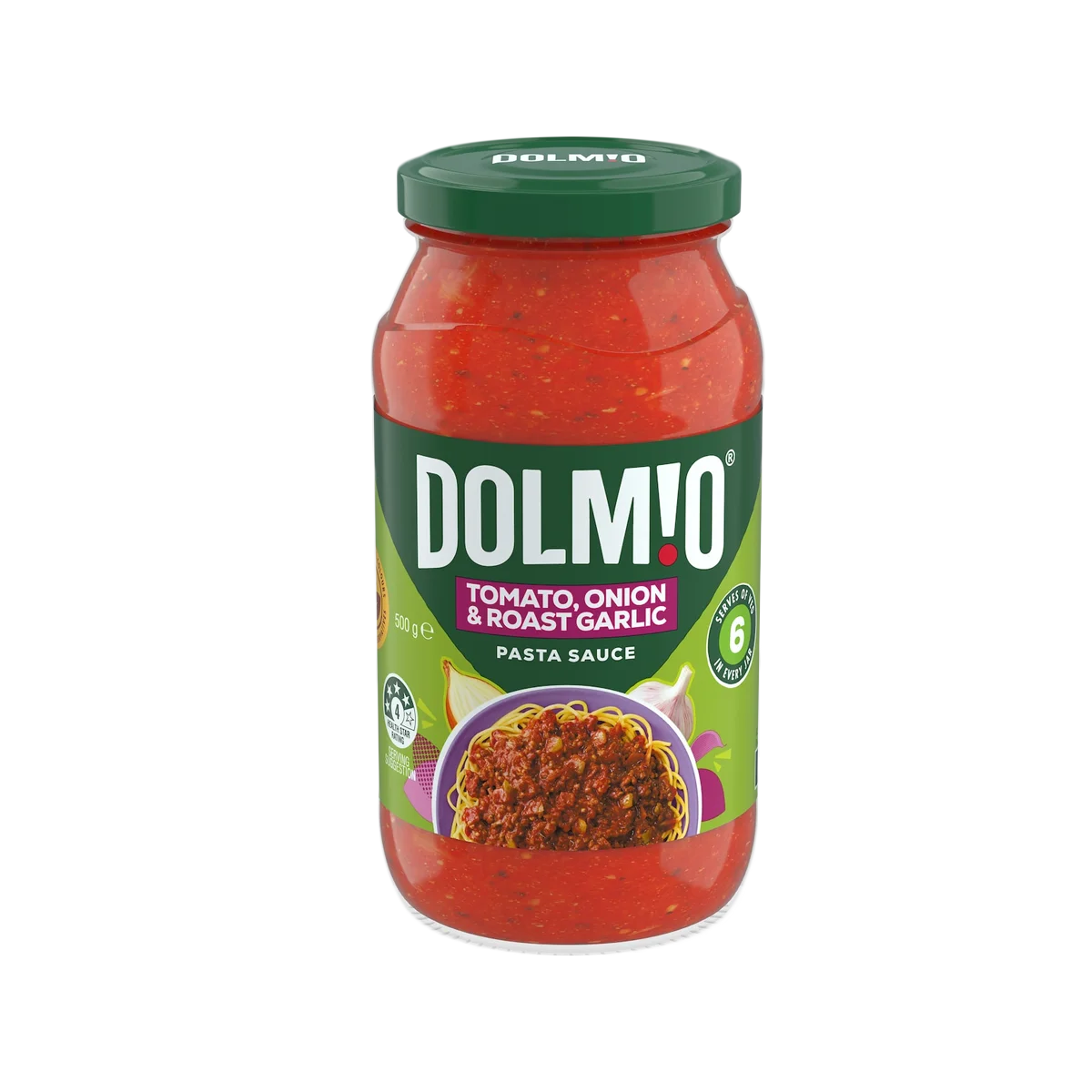 Dolmio - Extra Tomato Onion & Roast Garlic Pasta Sauce Jar | 500g