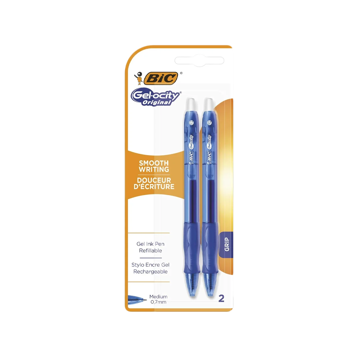 Bic - Gelocity Gel Pens Blue | 2 Pack