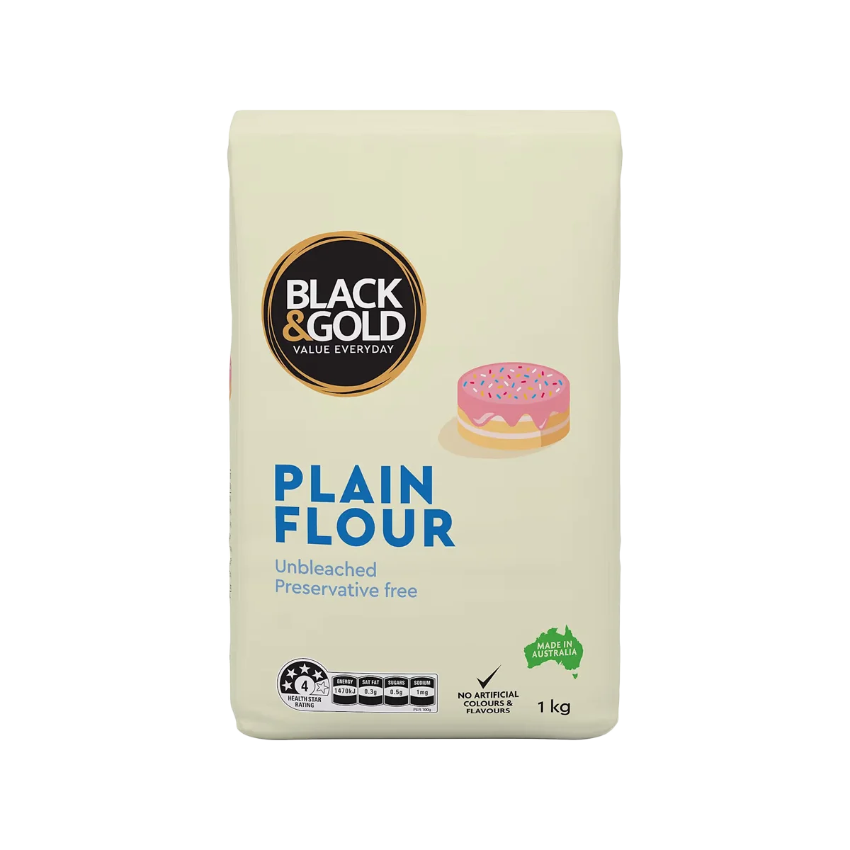 Black & Gold - Plain Flour | 1kg