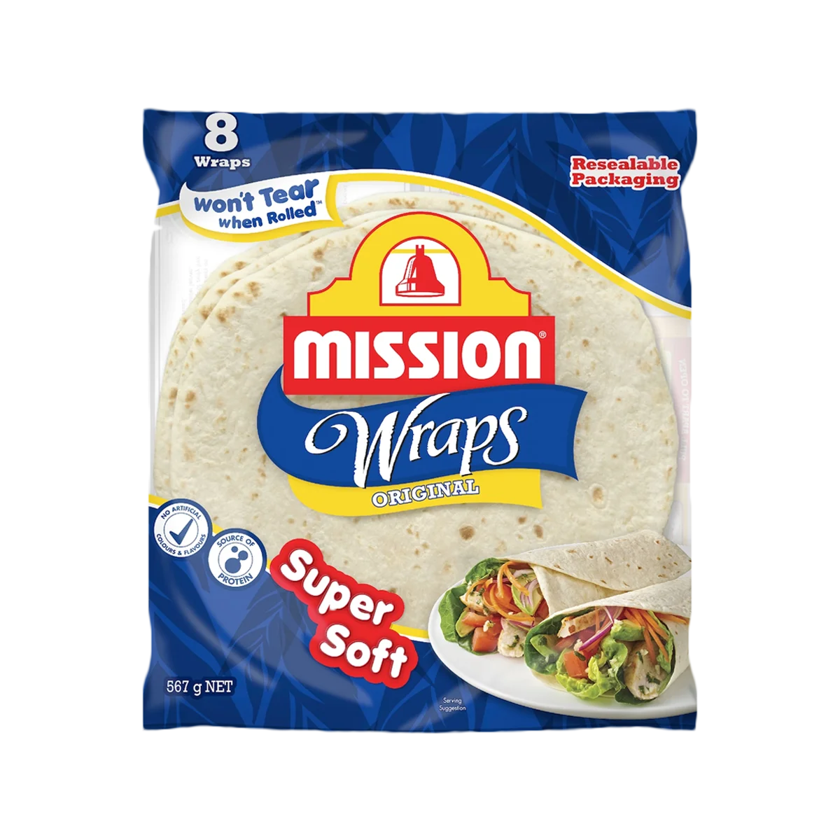 Mission - Original Wraps 8 Pack | 567g