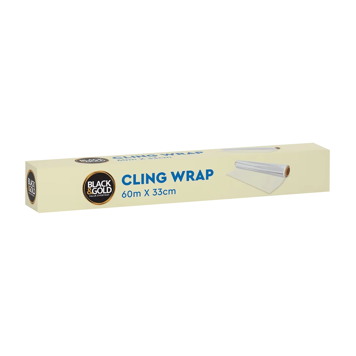 Black & Gold - Cling Wrap 60m | 1 Pack