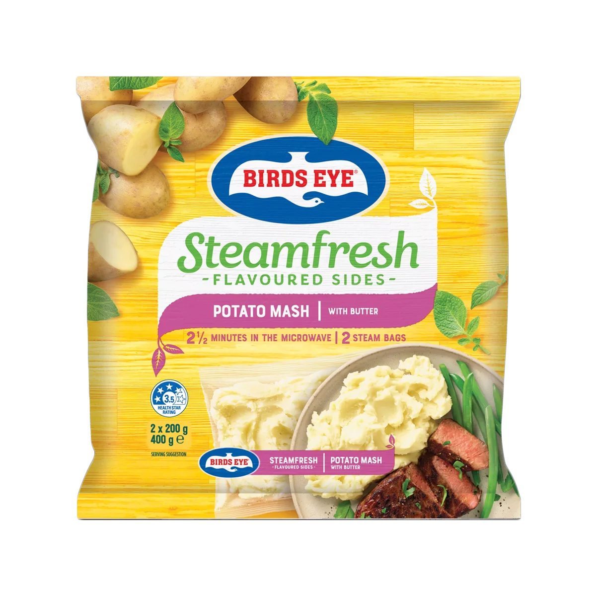 Birds Eye - Steam Fresh Potato Mash with Butter | 400g