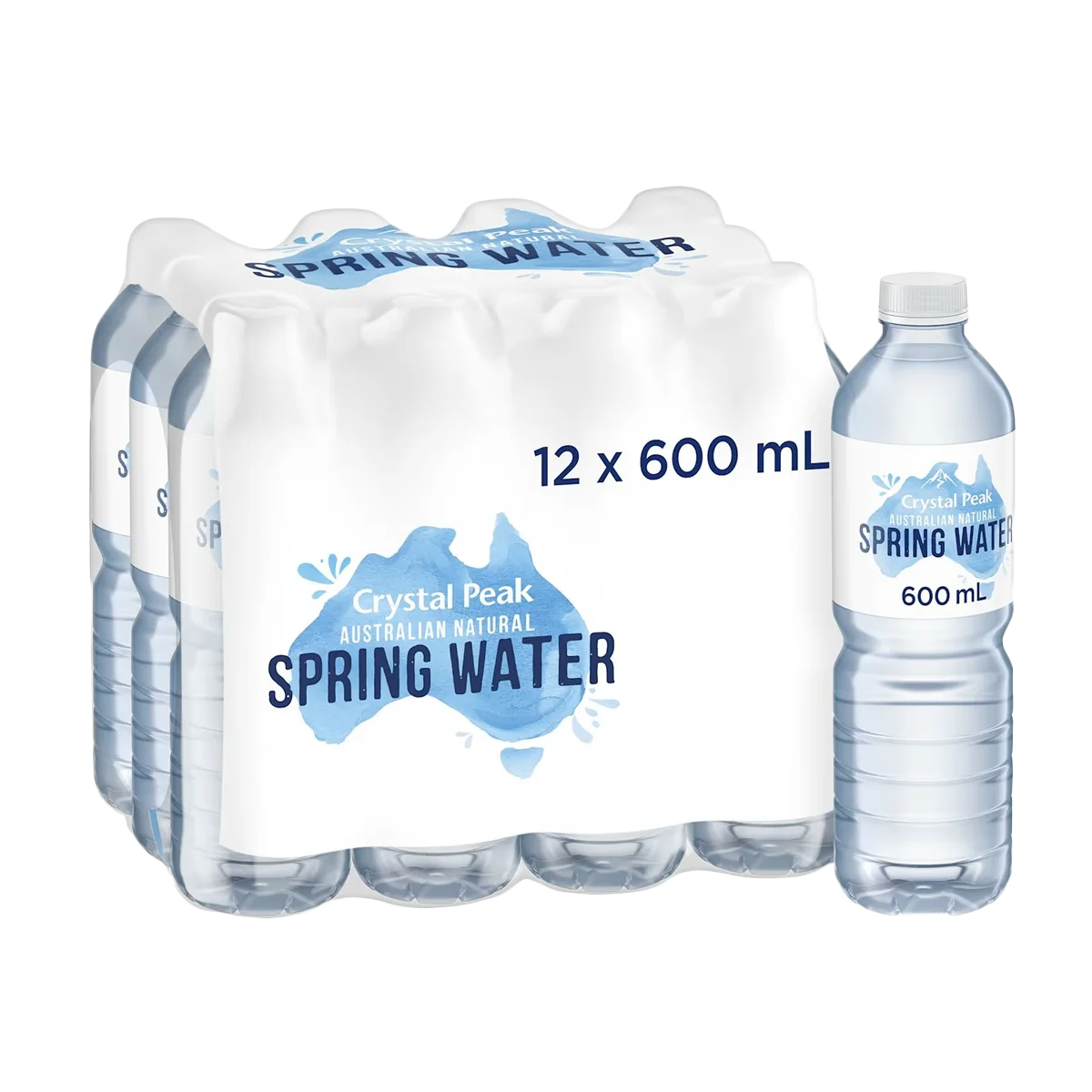 Crystal Peak - Spring Water 600ml | 12 Pack