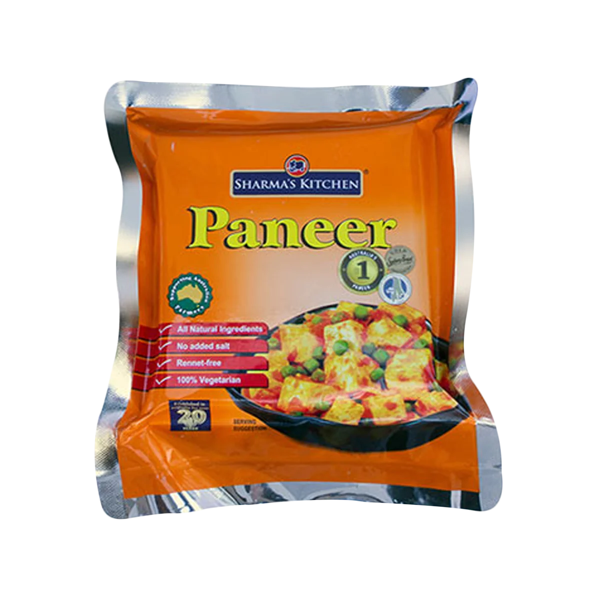 Sharma's Kitchen - Paneer Cottage Cheese (250g to 350g) | 1 Each