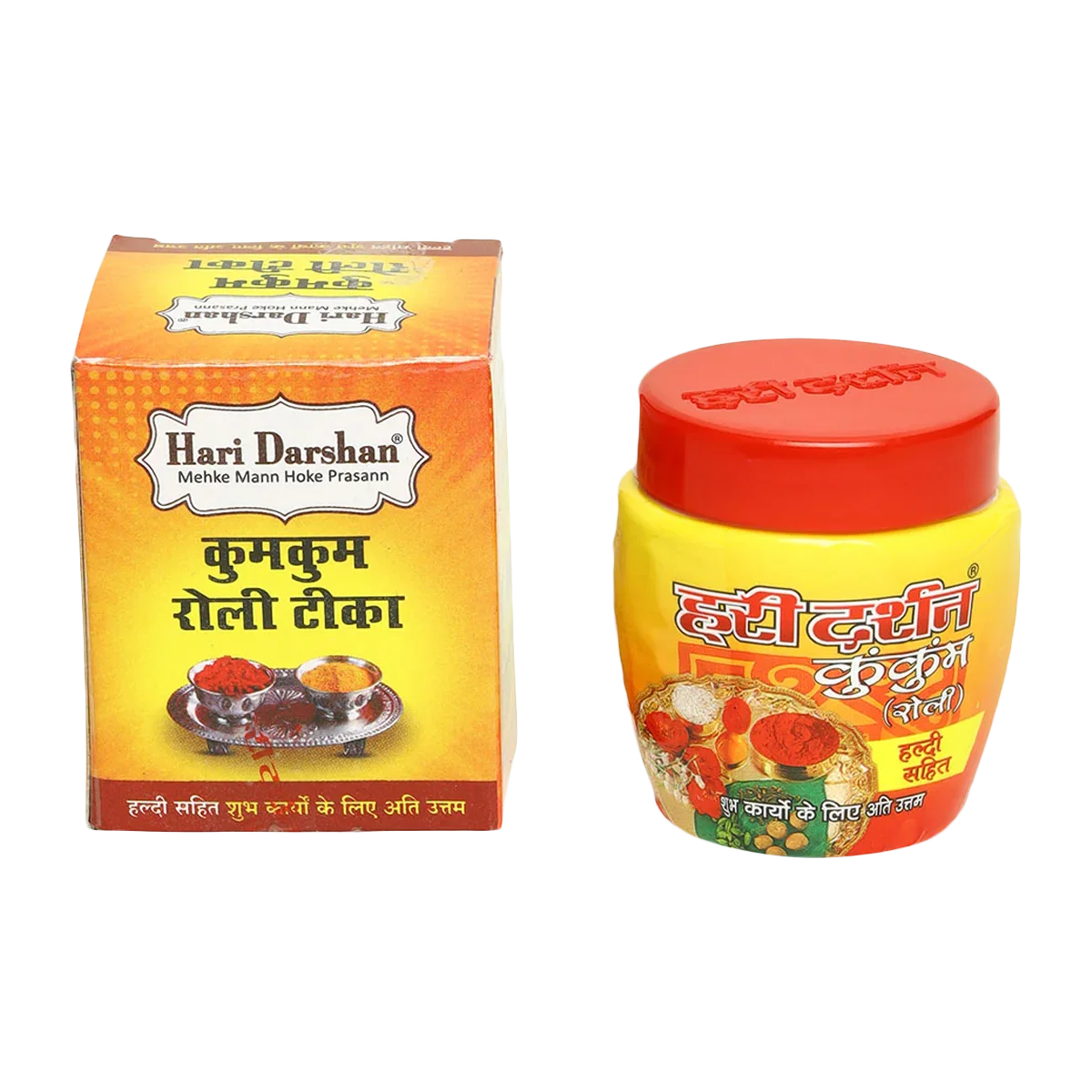 Hari Darshan - Shudh Kumkum Chandan Teeka Red Liquid | 1 Pack
