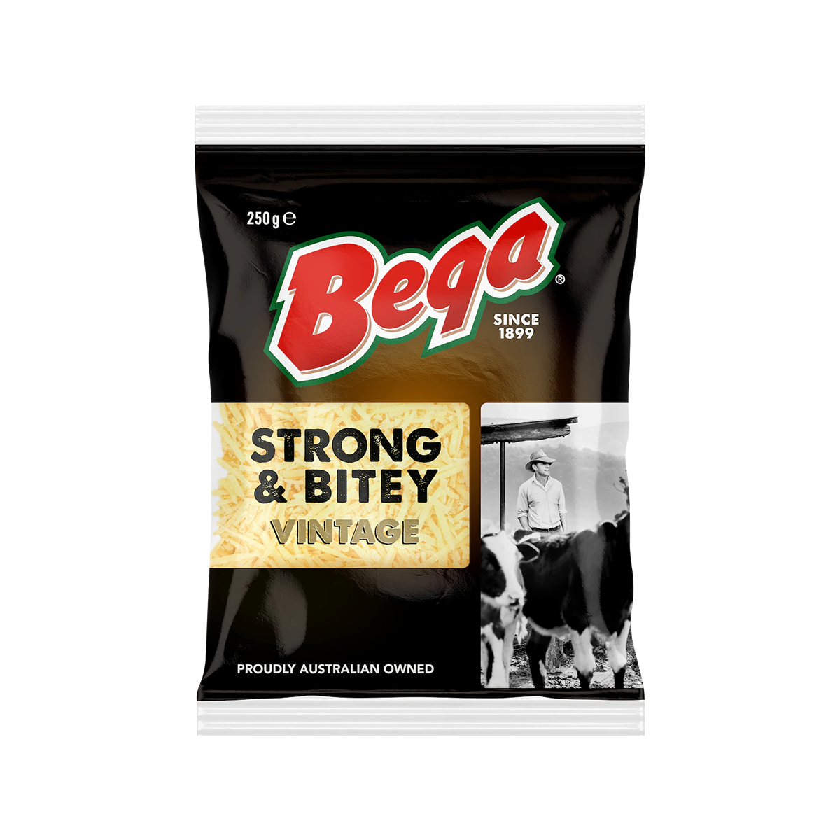 Bega - Strong and Bitey Grated Cheese | 250g
